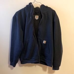 Carhartt Sherpa-lined sweatshirt